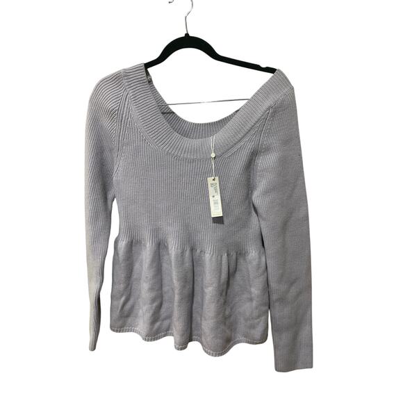 Rebecca‎ Taylor Peplum Wool Pullover Size XL - Picture 3 of 5